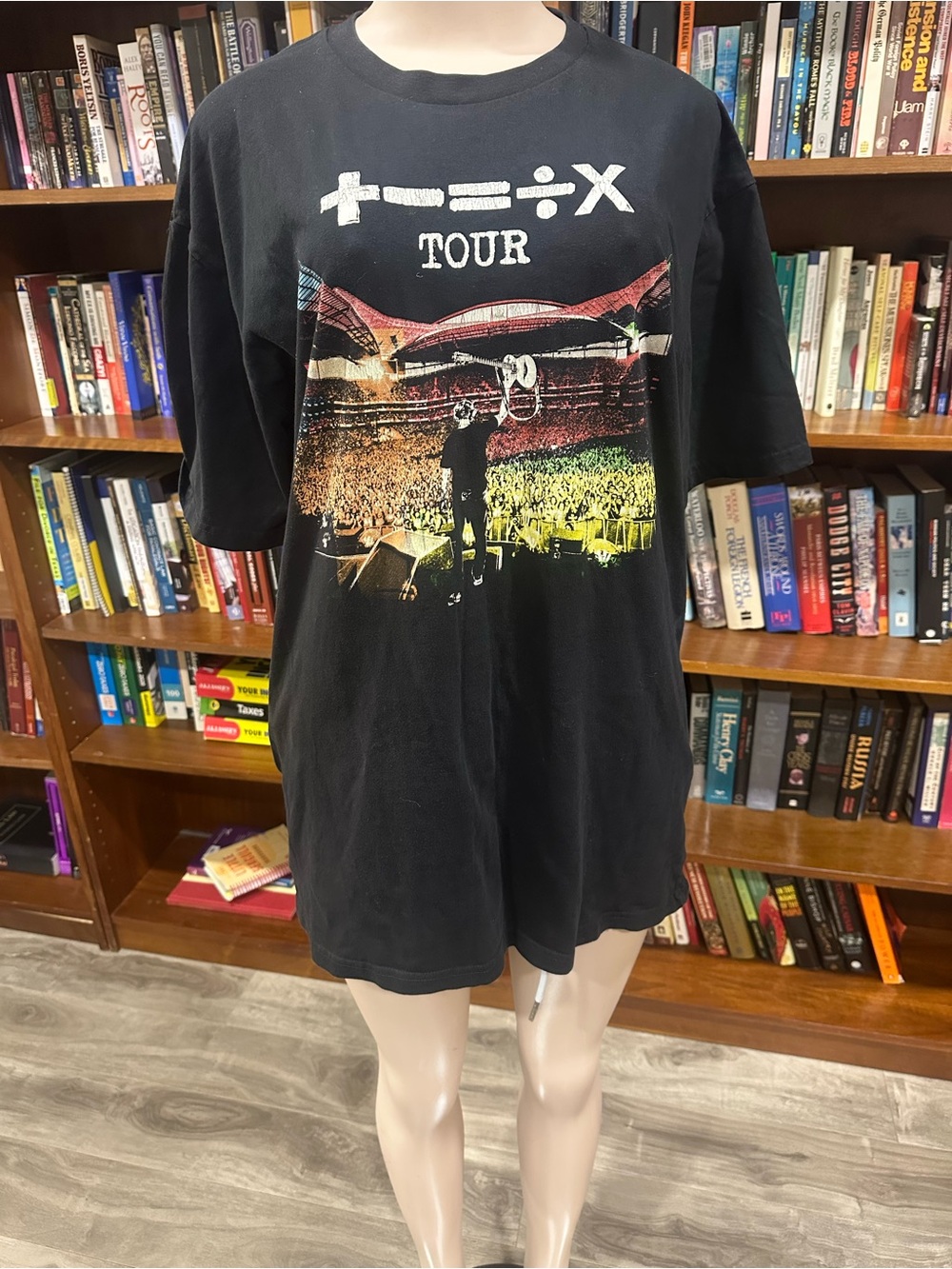 Black Ed Sheeran Tour Graphic Men’s T-Shirt